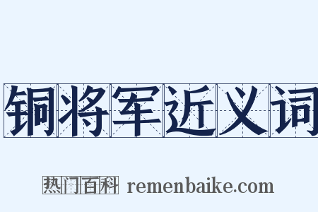 铜将军近义词是什么意思的图片